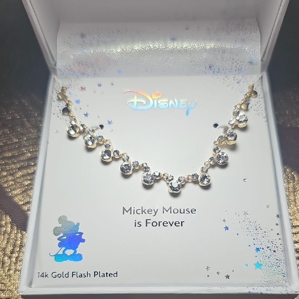 Disney Gold and Silver Mickey Necklace